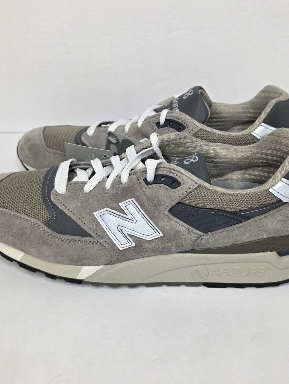 New Balance 998 Shoes Mens 9.5 Grey NWT Made in USA Suede Running Sneakers